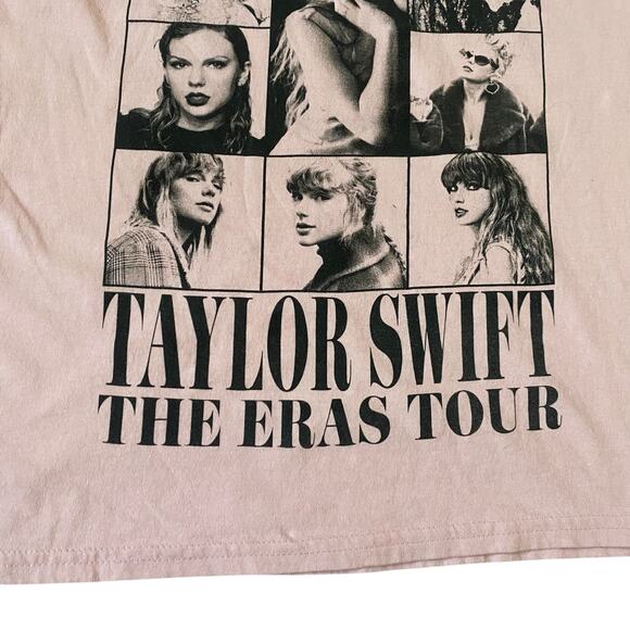 Taylor Swift The Eras Tour Pink T-Shirt Size Small Graphic Front and Back - Picture 4 of 8